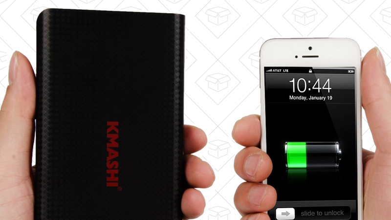 Kmashi 10,000mAh Battery Pack, $9 with code K65O9FTS | Kmashi 15,000mAh Battery Pack, $13 with code Z9EPYL9M